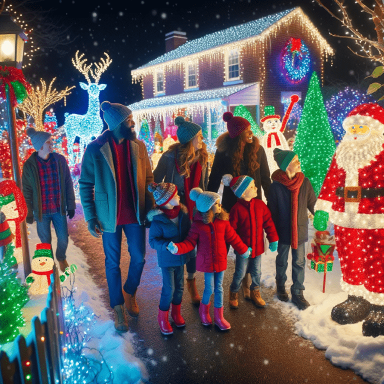 A Glittering Gift | A Magical Guide to Christmas Light Spectacles